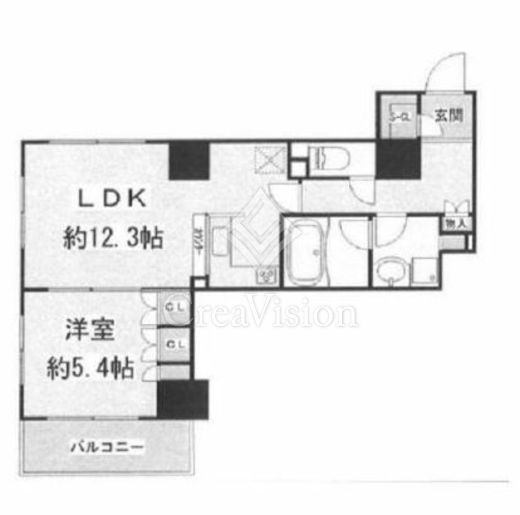 グランスイート日本橋人形町　312号室　間取り