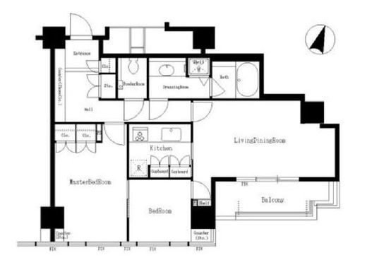 アクシア青山　1505号室　間取り