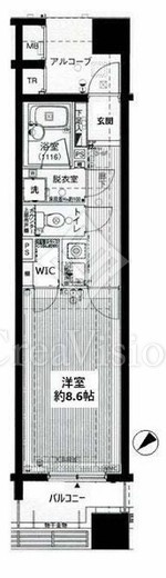 ファミール日本橋ブルークレール　506号室　間取り