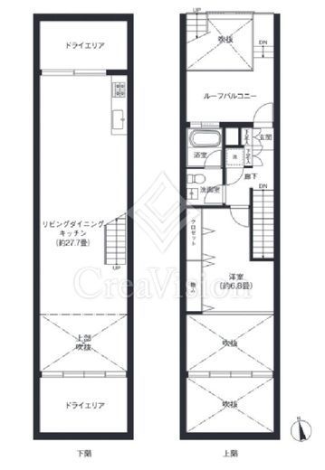 パークジオ学芸大学　102号室　間取り