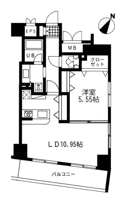 レジディア日本橋人形町2　501号室　間取り