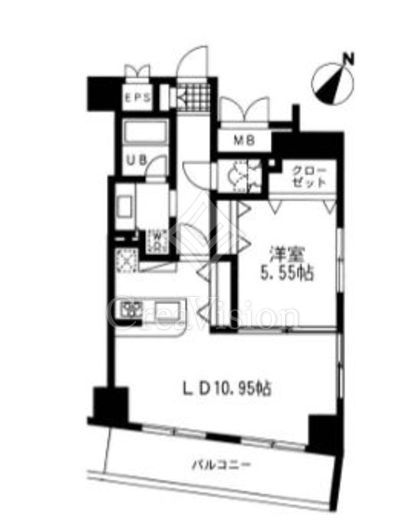 レジディア日本橋人形町2　501号室　間取り