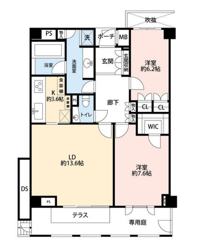 グローリオ白金台　209号室　間取り