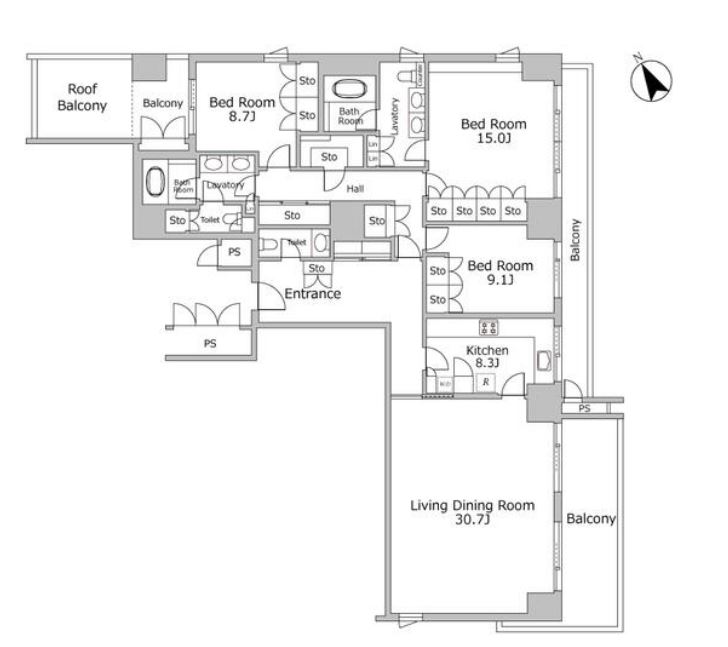 ホーマットロイヤル　201号室　間取り