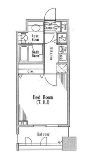 パークハビオ京橋　904号室　間取り