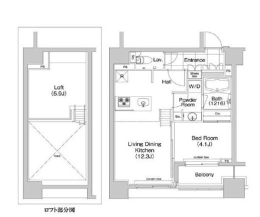 コンフォリア新川　902号室　間取り