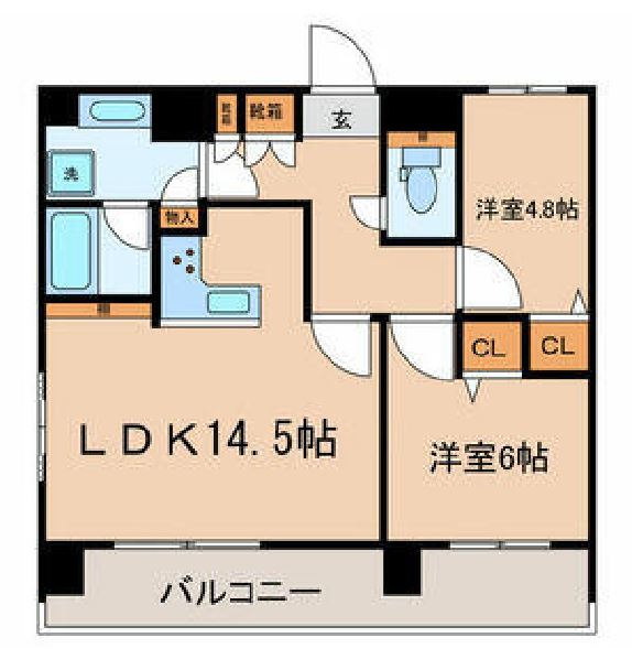 フォレシティ秋葉原　1103号室　間取り
