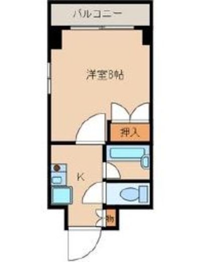 BluRock秋葉原　510号室　間取り