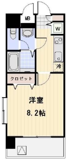 メゾン・ド・ヴィレ中目黒　505号室　間取り