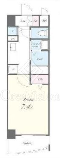 ベルパラーゾシロカネ　202号室　間取り