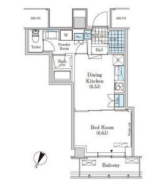 メルクマール京王笹塚レジデンス　1003号室　間取り