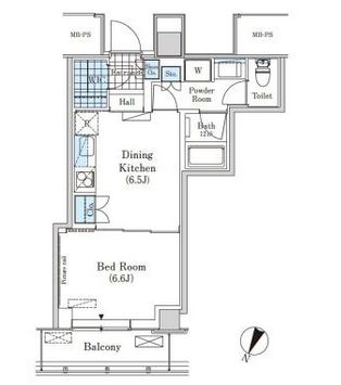 メルクマール京王笹塚レジデンス　1422号室　間取り