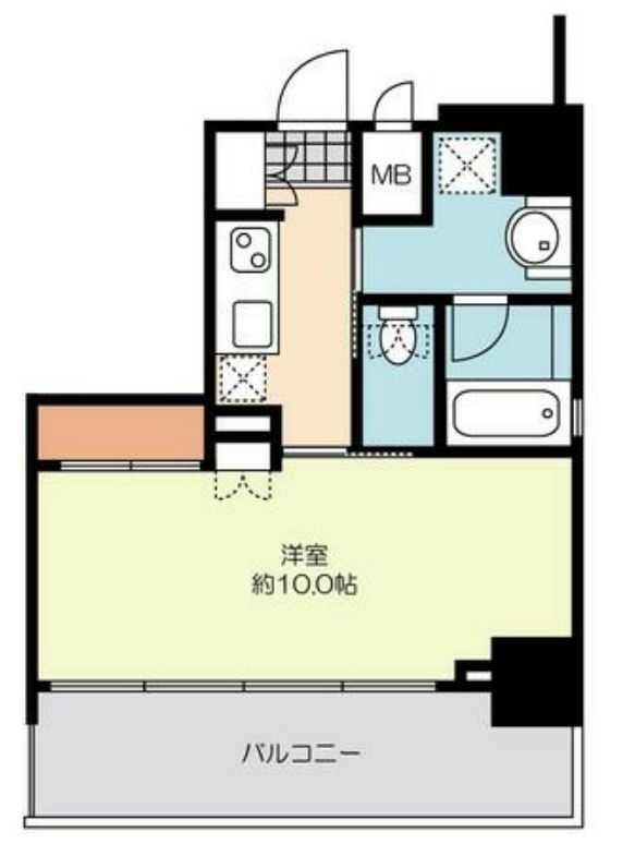ミライズレジデンシャル九段　1201号室　間取り
