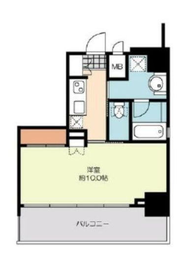 ミライズレジデンシャル九段　1201号室　間取り