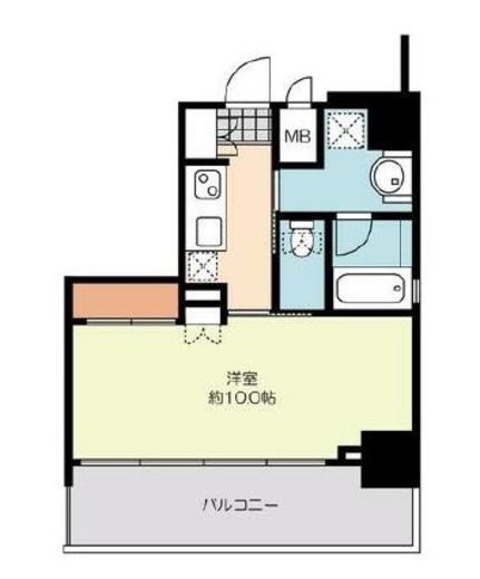 ミライズレジデンシャル九段　901号室　間取り
