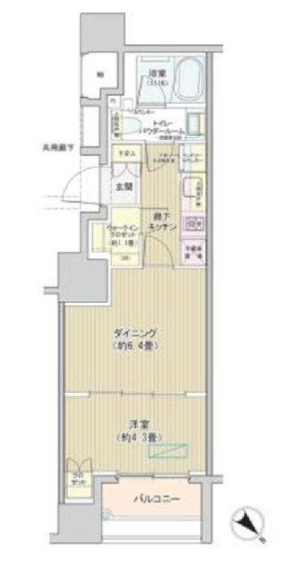 アネーロ銀座　904号室　間取り