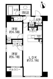 グランカーサ銀座イースト　201号室　間取り