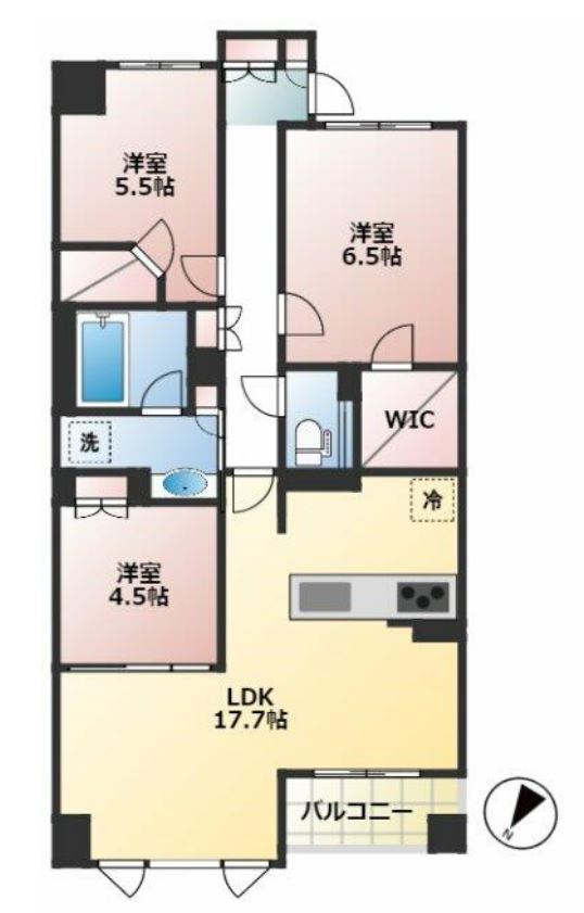 プレミスト佃二丁目　213号室　間取り