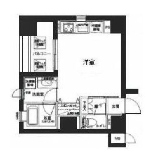 ザ・プレミアムスイート高田馬場　202号室　間取り