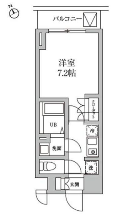 レジディア日本橋馬喰町Ⅱ　506号室　間取り