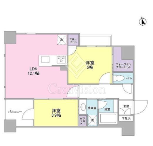 ルピナスコート　501号室　間取り
