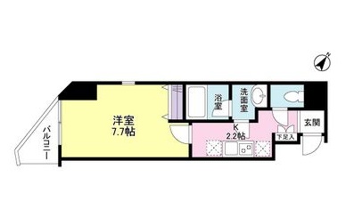 グラティア日本橋　302号室　間取り