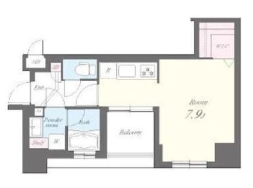 エリートタウン日本橋　904号室　間取り