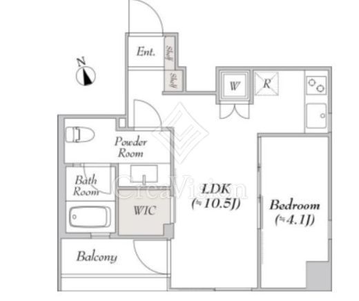 BluRock銀座イースト　903号室　間取り