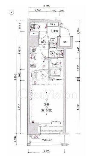 アルテシモポルト　202号室　間取り