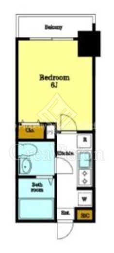 モーニングサイド銀座　203号室　間取り