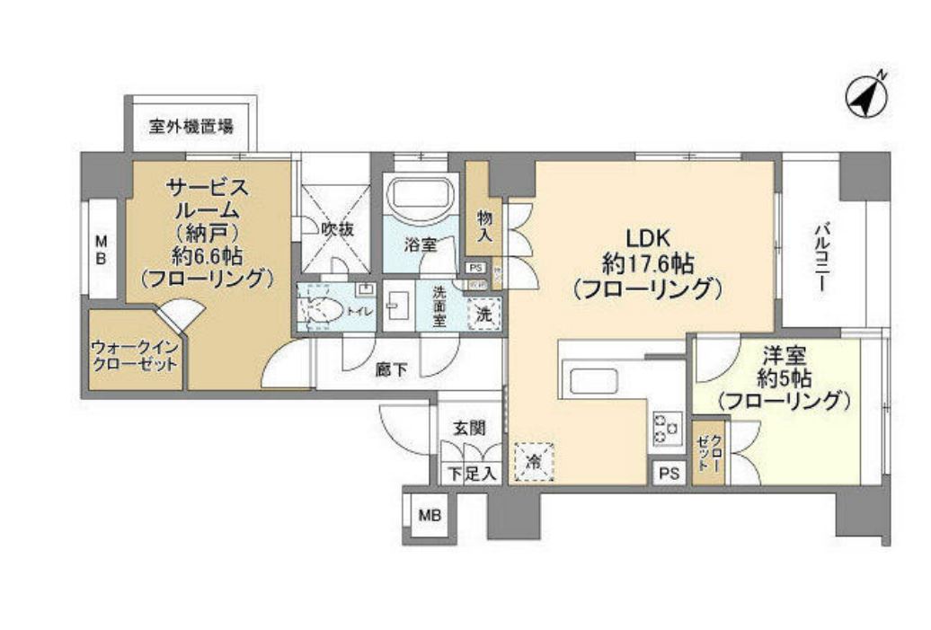 アスコットパーク日本橋久松町　10F号室　間取り