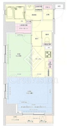 アイル銀座京橋壱番館　501号室　間取り
