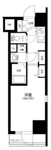 アイル銀座京橋壱番館　604号室　間取り