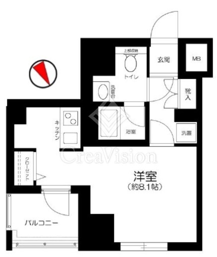 レガリス銀座イースト　403号室　間取り