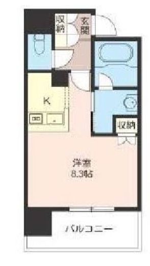 オーキッドレジデンス品川　202号室　間取り