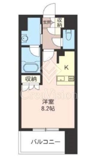 オーキッドレジデンス品川　209号室　間取り