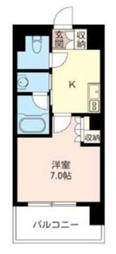 オーキッドレジデンス品川　403号室　間取り