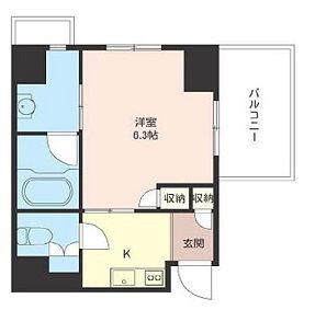 オーキッドレジデンス品川　514号室　間取り