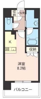 オーキッドレジデンス品川　702号室　間取り