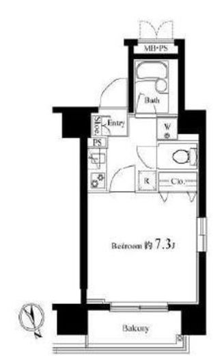 ヴェルト銀座イースト　201号室　間取り