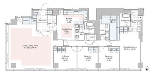 ラ・トゥール渋谷　2009号室　間取り
