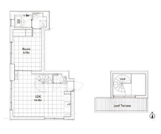 アプリーレ赤坂　507号室　間取り
