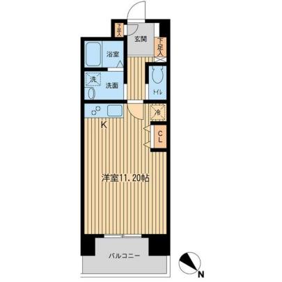 六本木ライズハウス　203号室　間取り