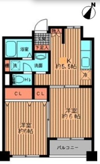 プライムアーバン勝どき　709号室　間取り