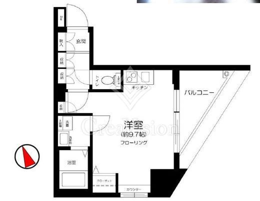 ロアール茅場町　203号室　間取り