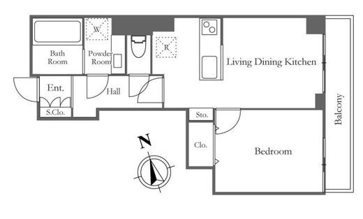 リバーシティ21新川　2005号室　間取り