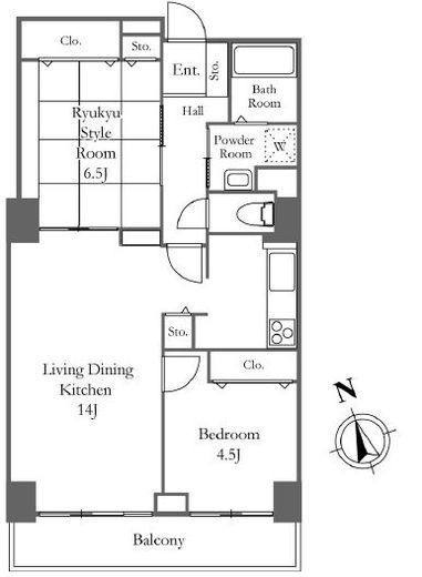 リバーシティ21新川　2110号室　間取り