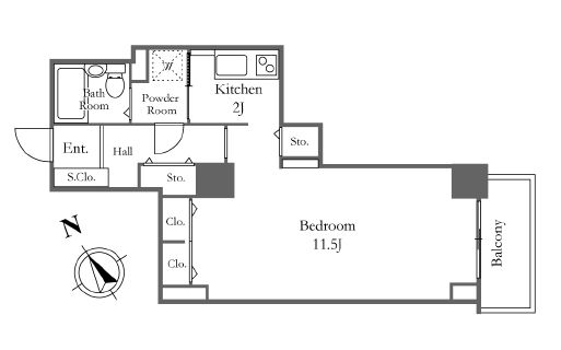 リバーシティ21新川　2606号室　間取り