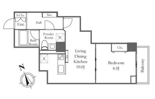リバーシティ21新川　2704号室　間取り