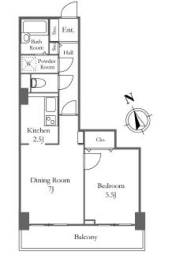 リバーシティ21新川　3209号室　間取り